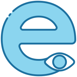 Letter e icon