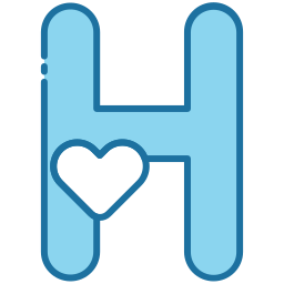 Letter h icon