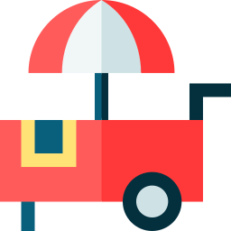 Food cart icon