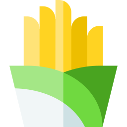 batatas fritas Ícone