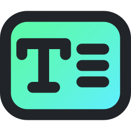 Text icon