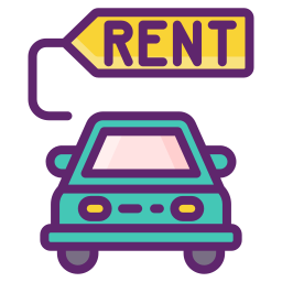 Car rental icon