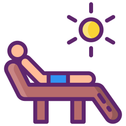 Sun tan icon