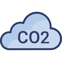 nuage de co2 Icône