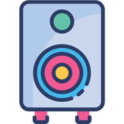 Loudspeaker box icon