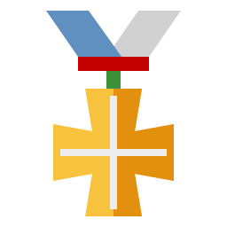 Christian cross icon