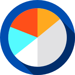 cirkeldiagram icoon