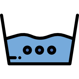 heiß waschen icon