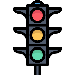 Traffic sign icon