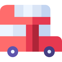 Double decker bus icon