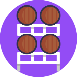 Wine storage icon