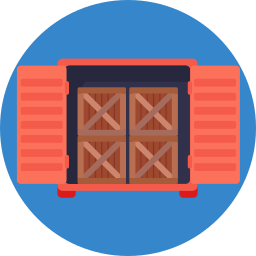 Shipping box icon