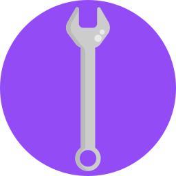 Adjustable spanner icon