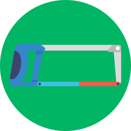 Hand saw icon