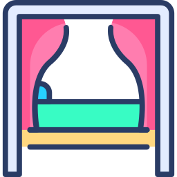 Canopy bed icon