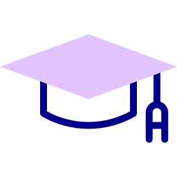 Graduation hat icon