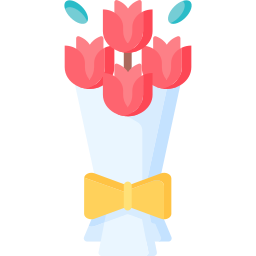 Flower bouquet icon