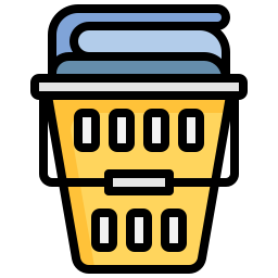 Laundry basket icon