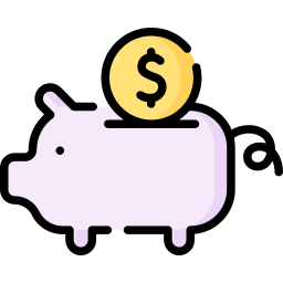 Piggy bank icon