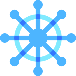 Ship wheel icon