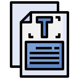 text icon