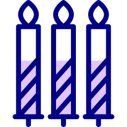 Birthday candle icon