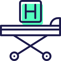 Hospital bed icon