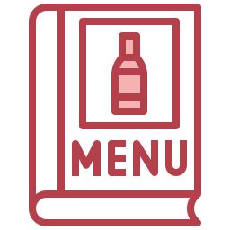 Wine menu icon