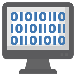 Binary code icon