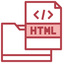 fichier html Icône