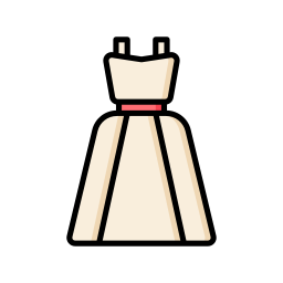 Wedding dress icon