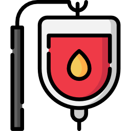 Blood bag icon