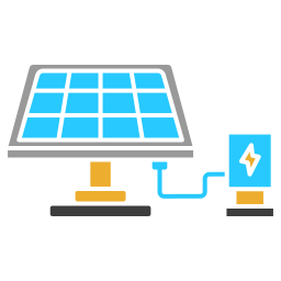 panneau solaire Icône