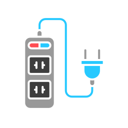 Extension cord icon