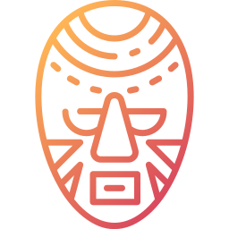 African mask icon