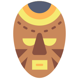 African mask icon