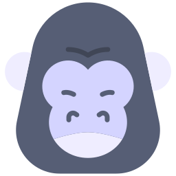 gorilla icona