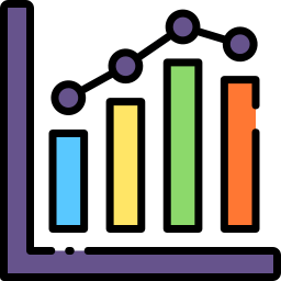 diagramme à bandes Icône