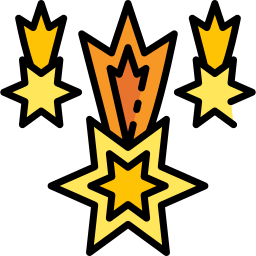 Shooting star icon