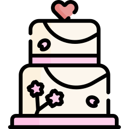 Wedding cake icon