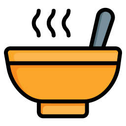 Hot soup icon