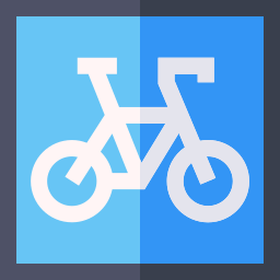 Bike lane icon