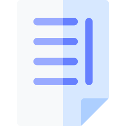 Right alignment icon