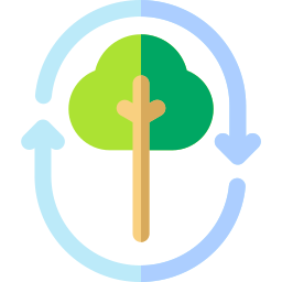 Énergie biomasse Icône