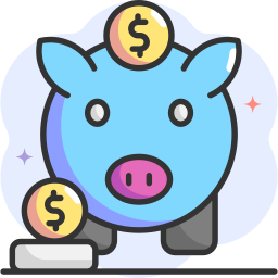 Piggy bank icon