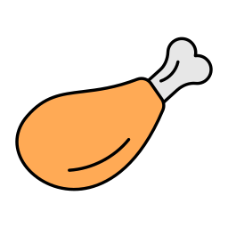 Chicken leg icon