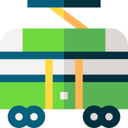 Trolley car icon