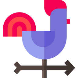 le coq Icône