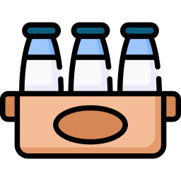 Milk bottle icon