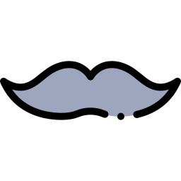 moustache Icône